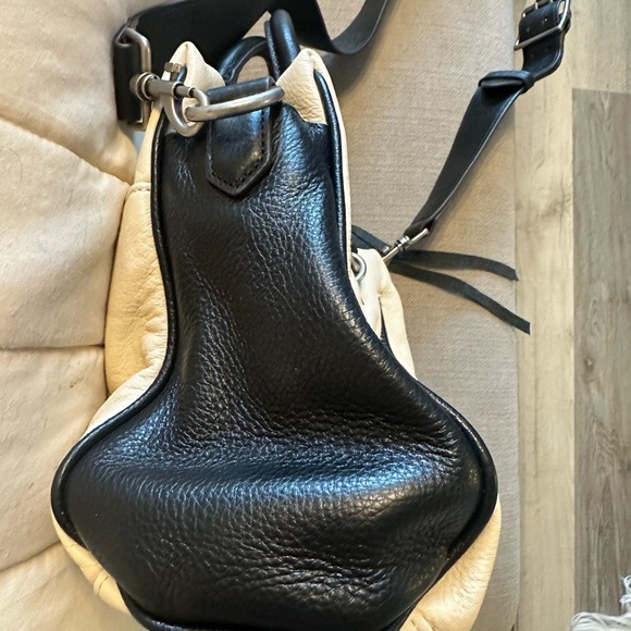 Aimee Kestenberg Black and Cream Crossbody Bag with Adjustable Strap - Picture 3 of 15